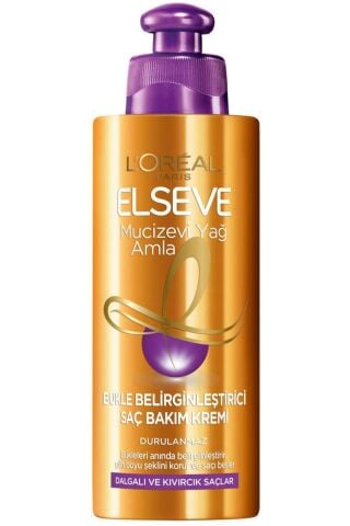 Elseve L'oreal Paris Saç Bakım Kremi Mucizevi Yağ Amla Bukle Belirginleştirici 200ml