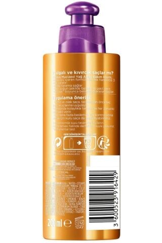 Elseve L'oreal Paris Saç Bakım Kremi Mucizevi Yağ Amla Bukle Belirginleştirici 200ml