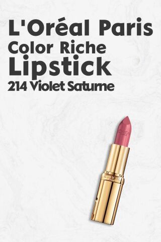 Loreal Paris Color Riche Lipstick - 214 Violet Saturne