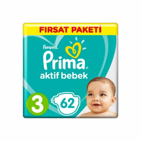 Prima Aktif Bebek Fırsat Paketi Midi 3 No 62'li