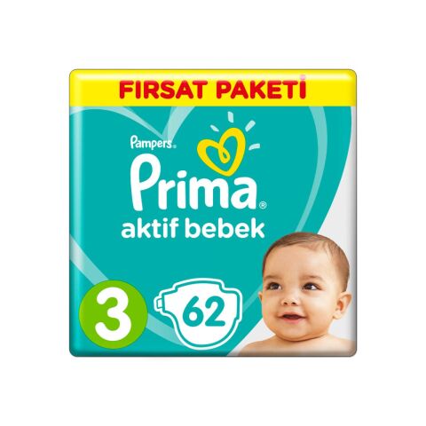 Prima Aktif Bebek Fırsat Paketi Midi 3 No 62'li