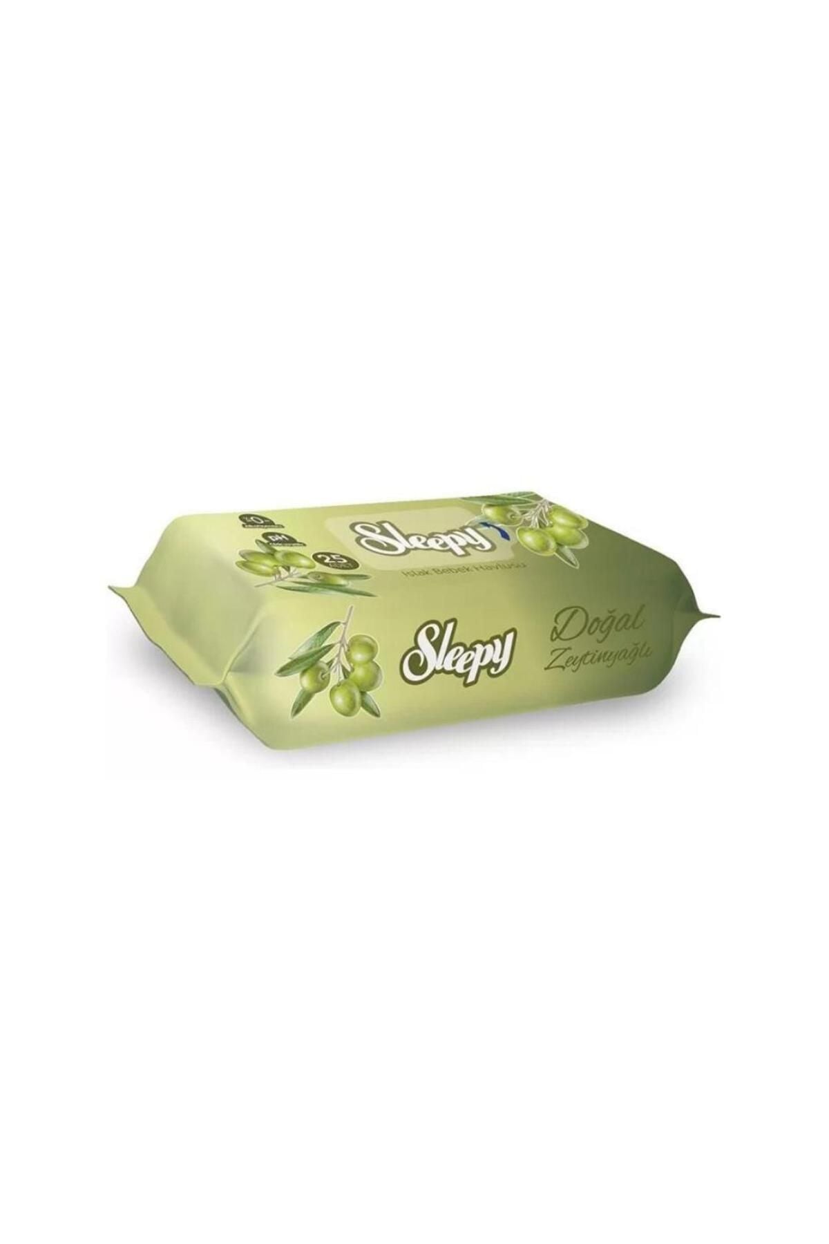 Sleepy Doğal Zeytinyağlı Islak Mendil 25'li