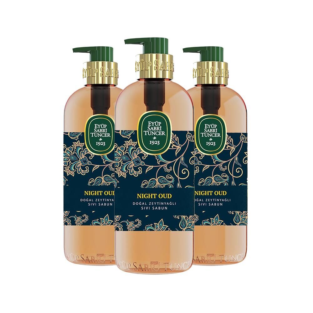 Eyüp Sabri Tuncer Night Oud Doğal Zeytinyağlı Sıvı Sabun 500 ml x 3