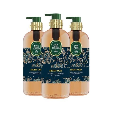 Eyüp Sabri Tuncer Night Oud Doğal Zeytinyağlı Sıvı Sabun 500 ml x 3