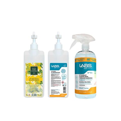 Eyüp Sabri Tuncer El ve Ortam Dezenfektanı, Klasik Limon Kolonyası 1 Lt