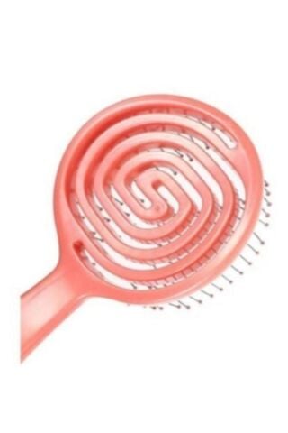 Nascita Üç Boyutlu Oval Saç Fırçası Beyaz ve Pembe