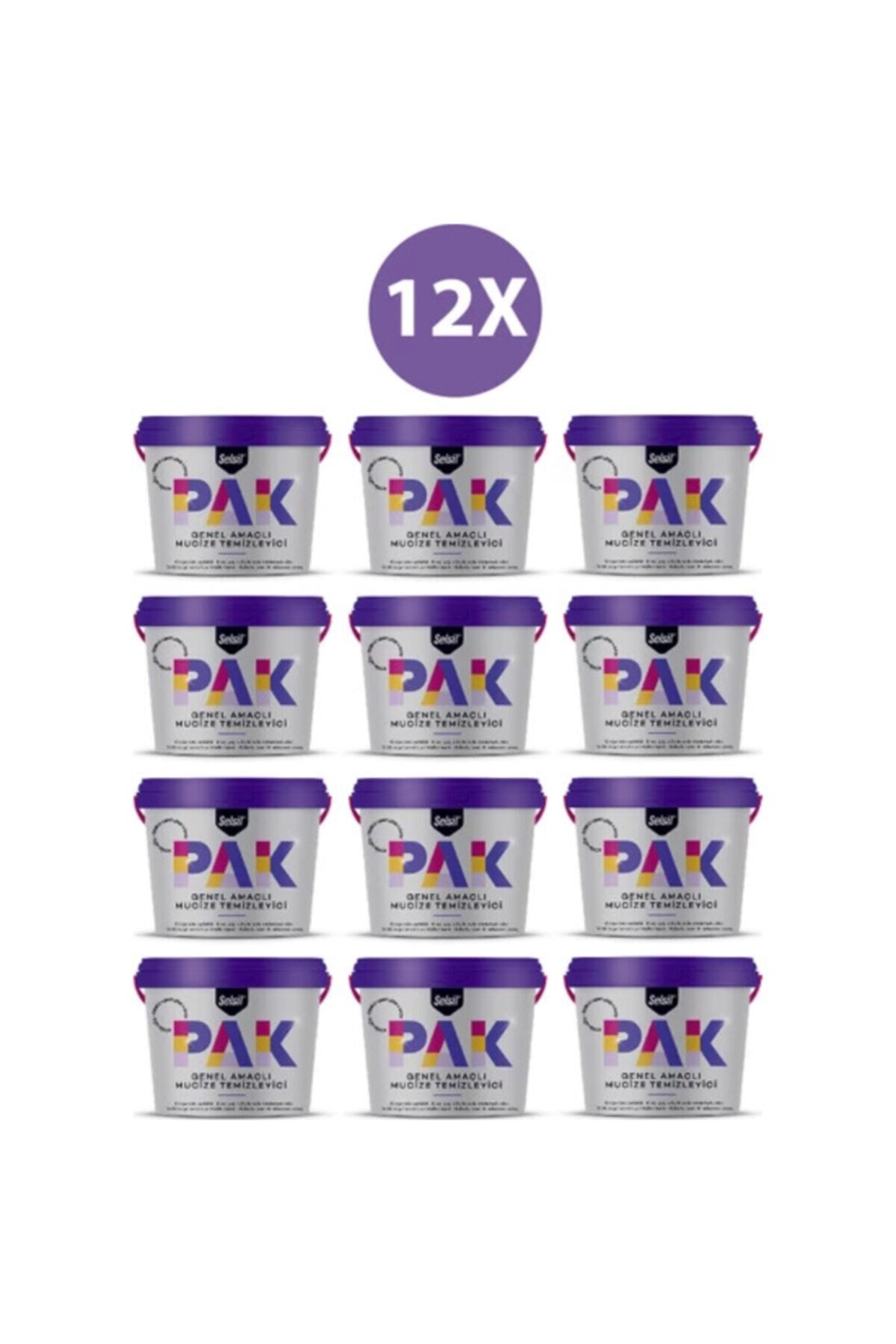 Selsil Pak Genel Amaçlı Mucize Temizleyici Krem 500 Gr (12 Adet)