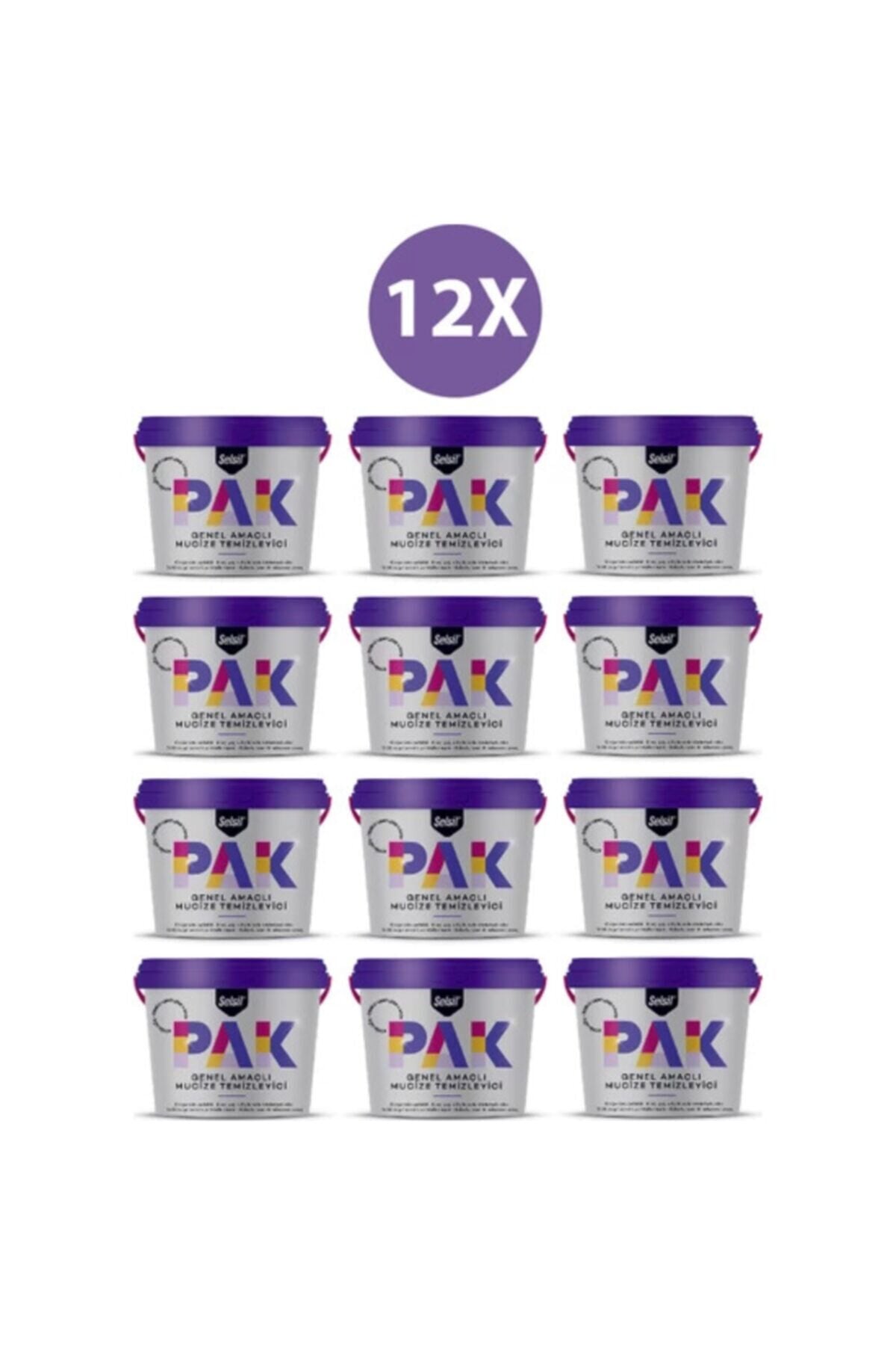 Selsil Pak Genel Amaçlı Mucize Temizleyici Krem 500 Gr (12 Adet)