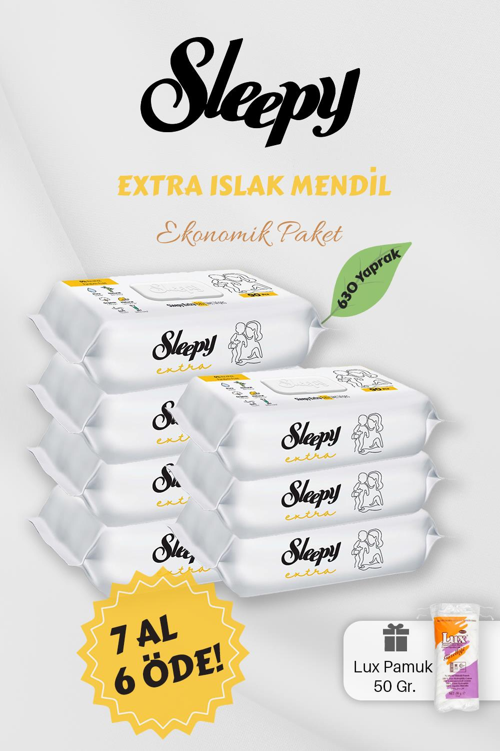 Sleepy Extra Islak Bebek Havlusu 7 AL 6 Öde Hediyeli