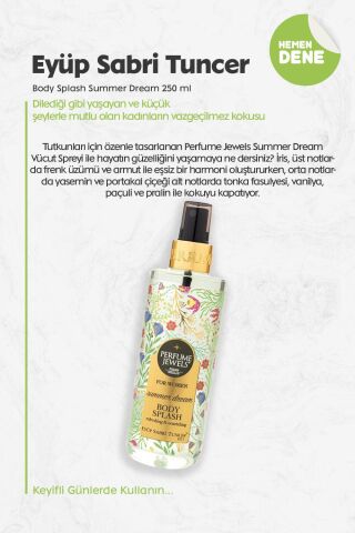 Eyüp Sabri Tuncer Body Splash Summer Dream 250 ml