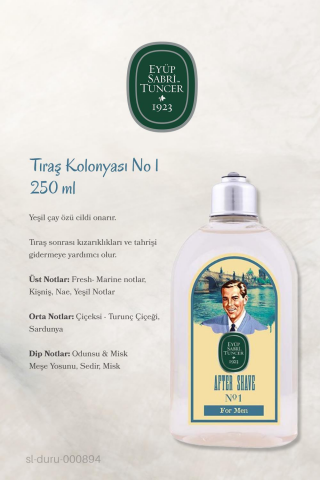 3 Adet Eyüp Sabri Tuncer Tıraş Kolonyası No:1 ve  ROSIE %100 Doğal Pamuk