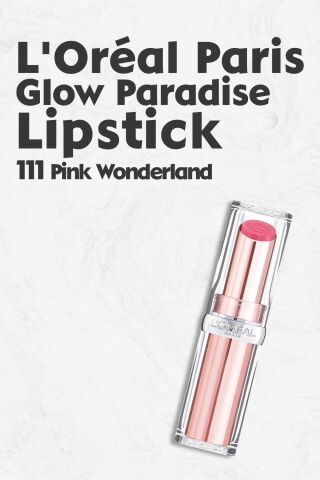 Loreal Paris Glow Paradise Lipstick 111 Pink Wonderland