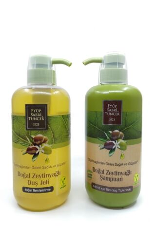 Eyüp Sabri Tuncer Doğal Zeytinyağlı Şampuan ve Duş Jeli 600 ml
