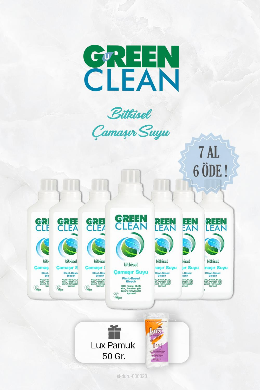 7 AL 6 ÖDE Bitkisel Çamaşır Suyu 1000 ml