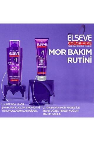 Elseve L'oréal Paris Turunculaşma Karşıtı Mor Maske 150 Ml