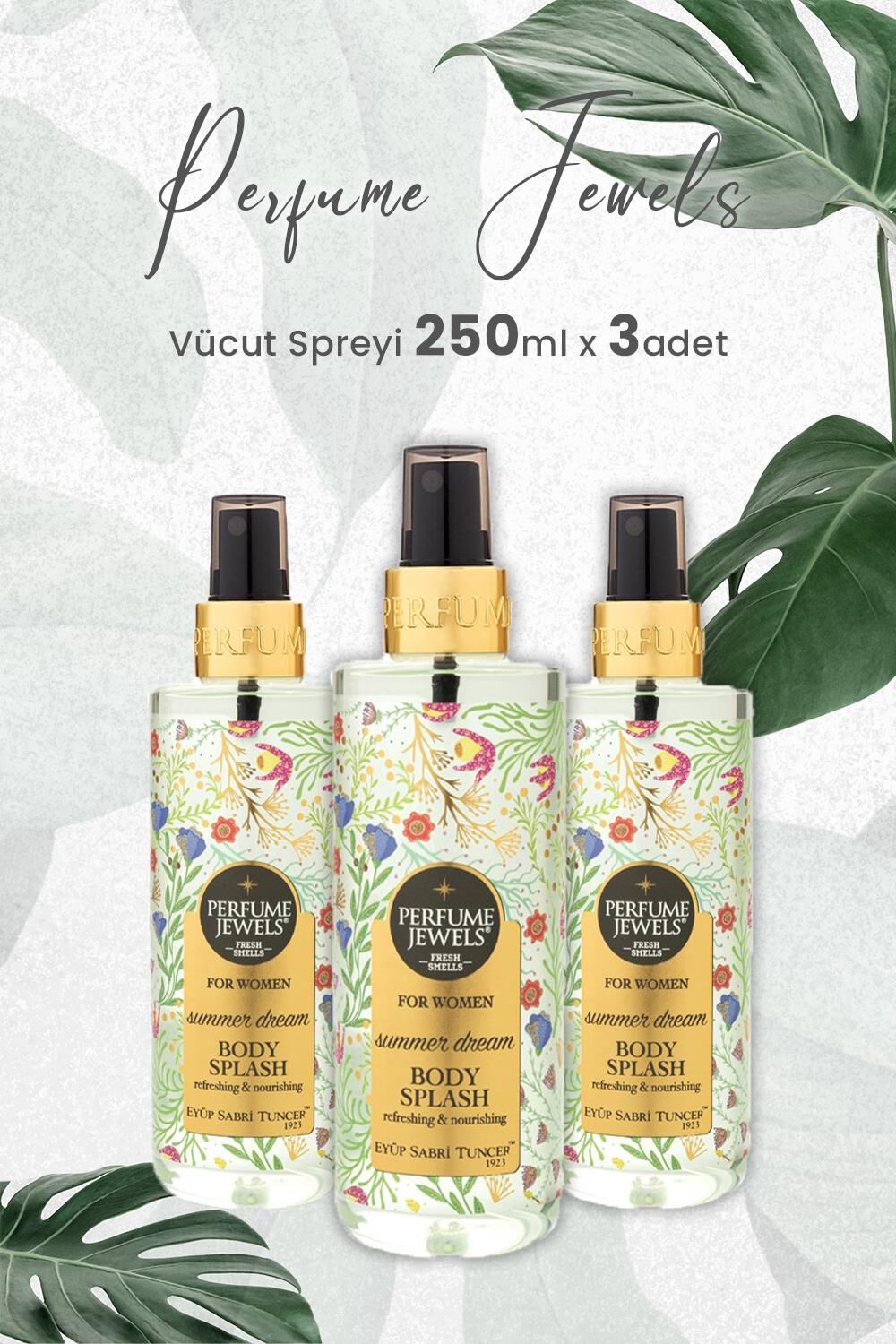 Eyüp Sabri Tuncer Body Splash Summer Dream 250 ml x 3 Adet