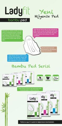 Ladyfit Hijyenik Ped Uzun 7' li 13 AL 11 ÖDE ve ROSIE