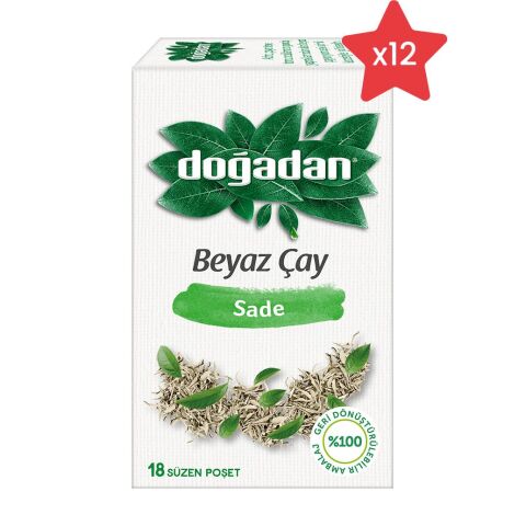 Doğadan Beyaz Çay Sade x 12