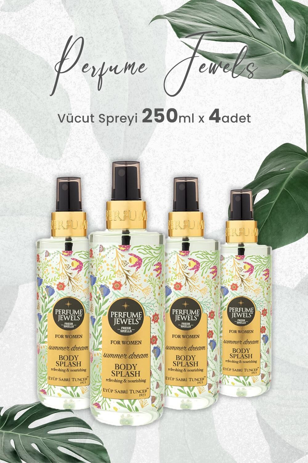 Eyüp Sabri Tuncer Body Splash Summer Dream 250 ml x 4 Adet