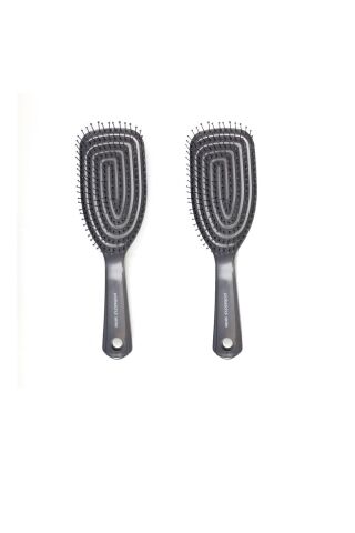 Nascita Üç Boyutlu Saç Fırçası Koyu Gri x 2