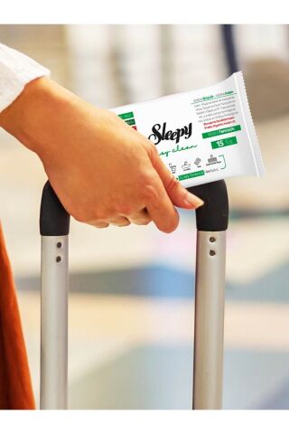 Sleepy Easy Clean Yüzey Temizlik Havlusu&mendili Seyahat Boy 6x2x15 (180 YAPRAK)