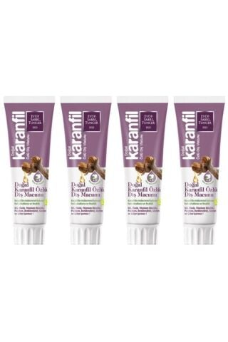 Eyüp Sabri Tuncer Karanfil Özlü Diş Macunu 75 ml x 4 Adet