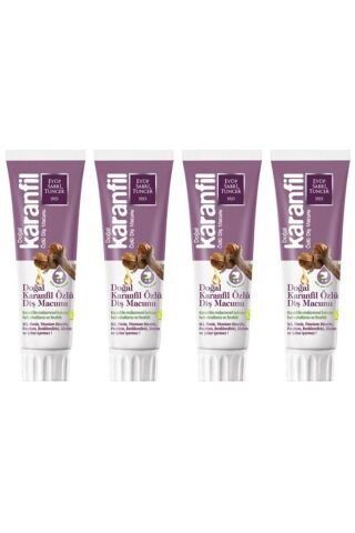 Eyüp Sabri Tuncer Karanfil Özlü Diş Macunu 75 ml x 4 Adet