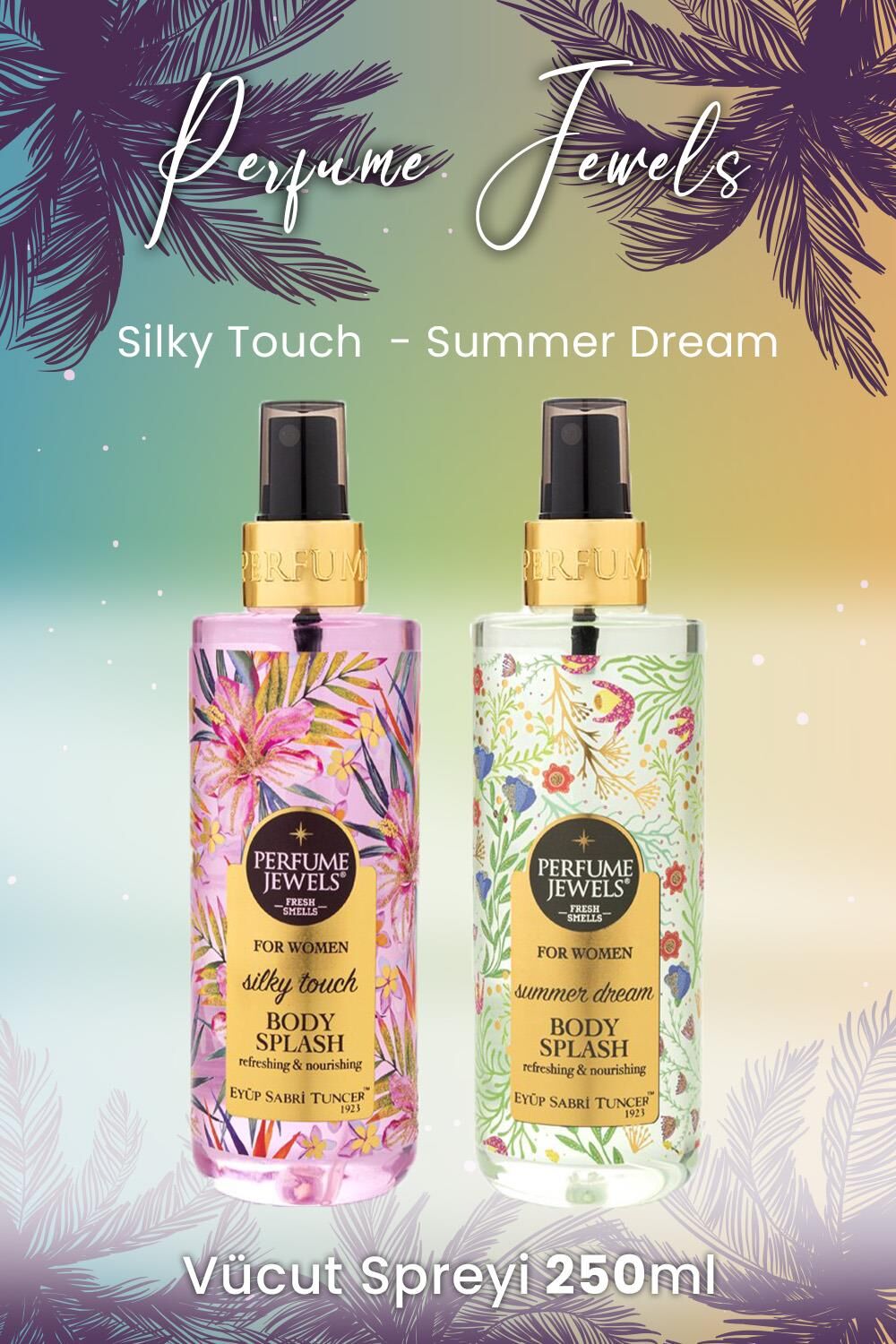 Eyüp Sabri Tuncer Pj Body Splash Silky Touch 250 ml ve Summer Dream 250 ml
