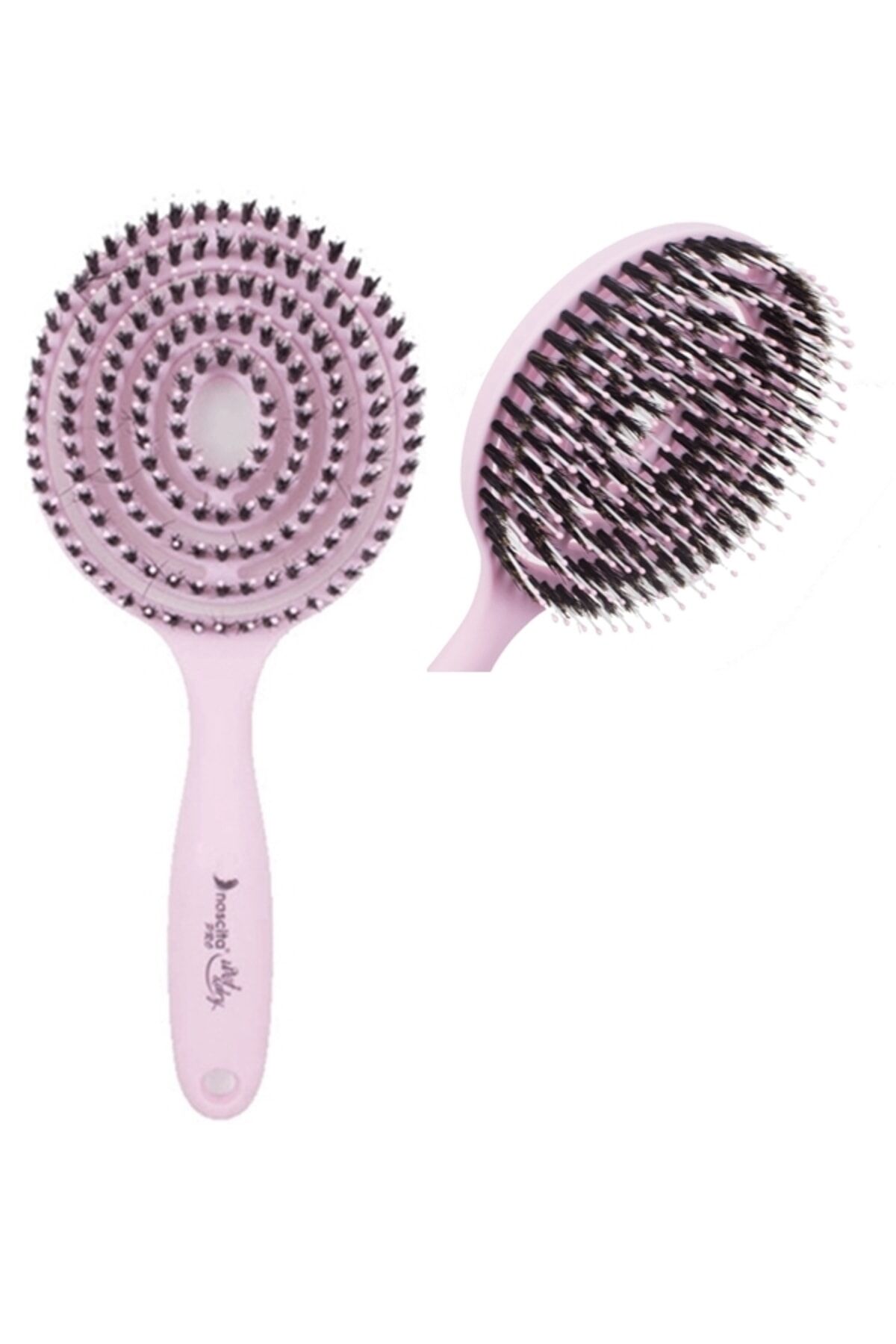 Nascita Üç Boyutlu Saç Fırçası Pudra Pembe