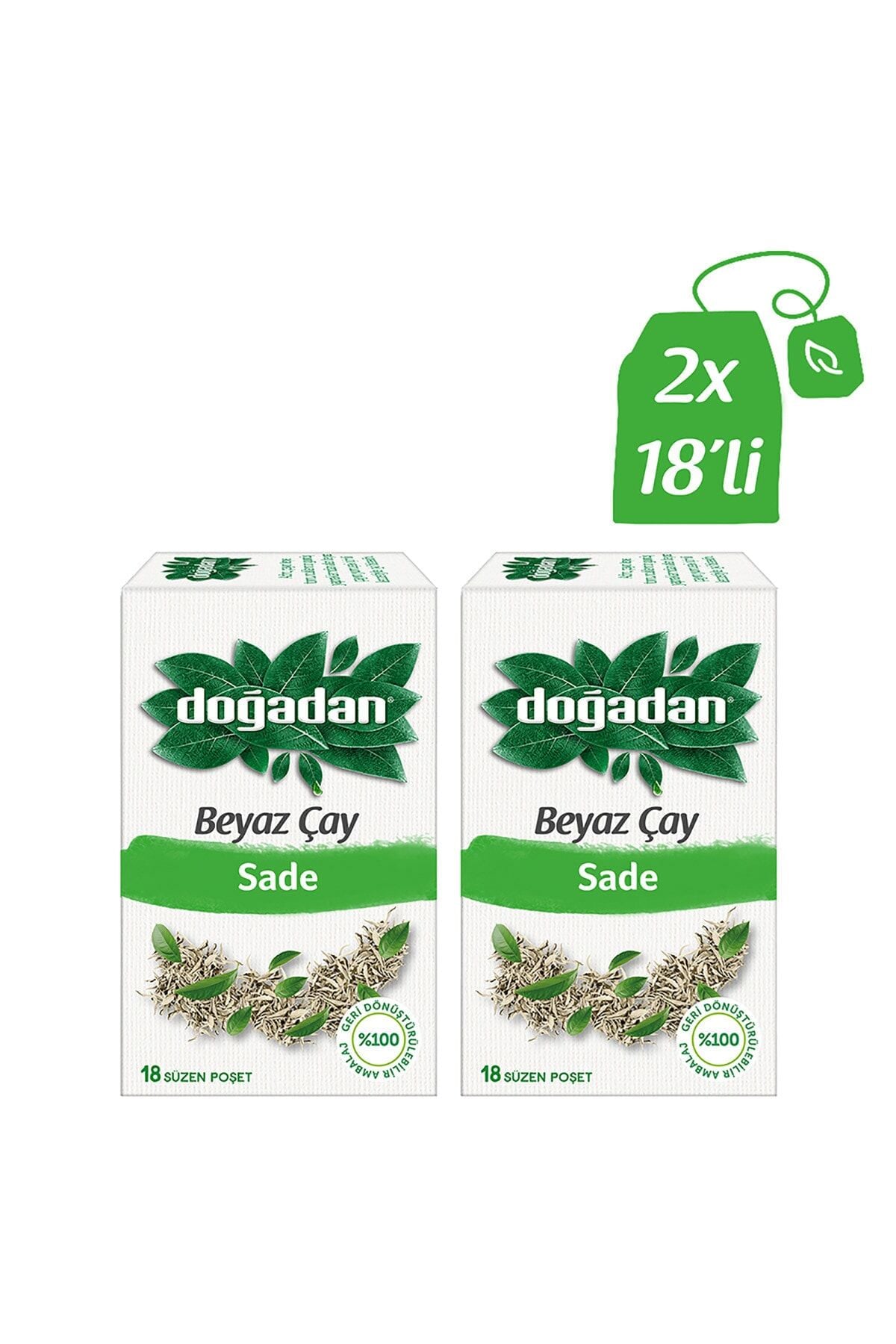 Doğadan Beyaz Çay Sade 28 g x 2