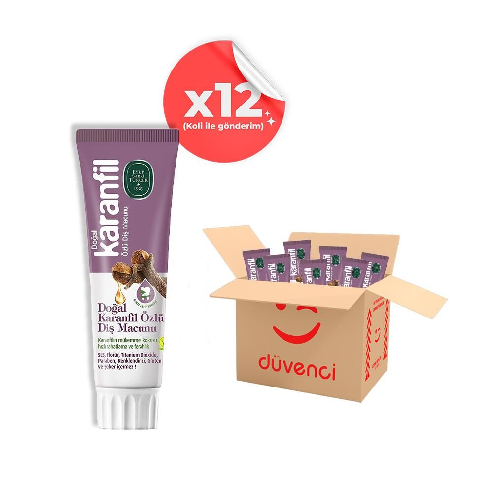 Eyüp Sabri Tuncer Karanfil Özlü Diş Macunu 75 ml x 12