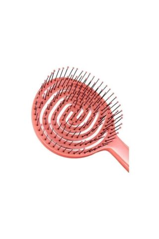 Nascita Üç Boyutlu Saç Fırçası Siyah ve Oval Saç Fırçası Pembe