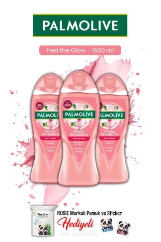 Palmolive 3'lü 500 ml Feel The Glow Manolya Özlü ve Rosie Hediye