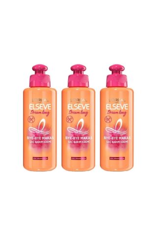 Elseve Loreal Paris Dream Long Saç Bakım Kremi 200 ml 3 Adet
