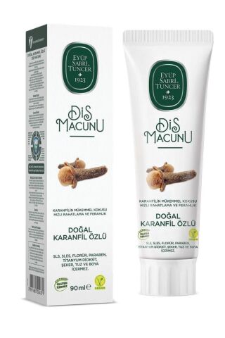 Eyüp Sabri Tuncer Diş Macunu Karanfil Özlü 90 ml x 5 Adet