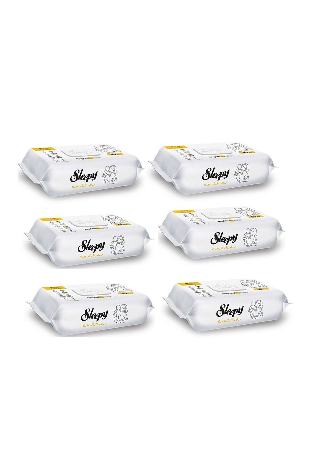 Extra Sensitive Baby Islak Havlu 90' Lı X 6 Adet