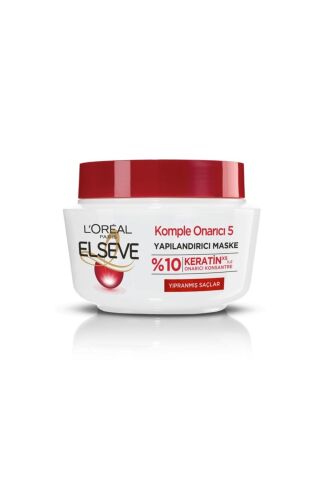 Elseve Komple Onarıcı 5 Yapılandırıcı Saç Maskesi 300 Ml