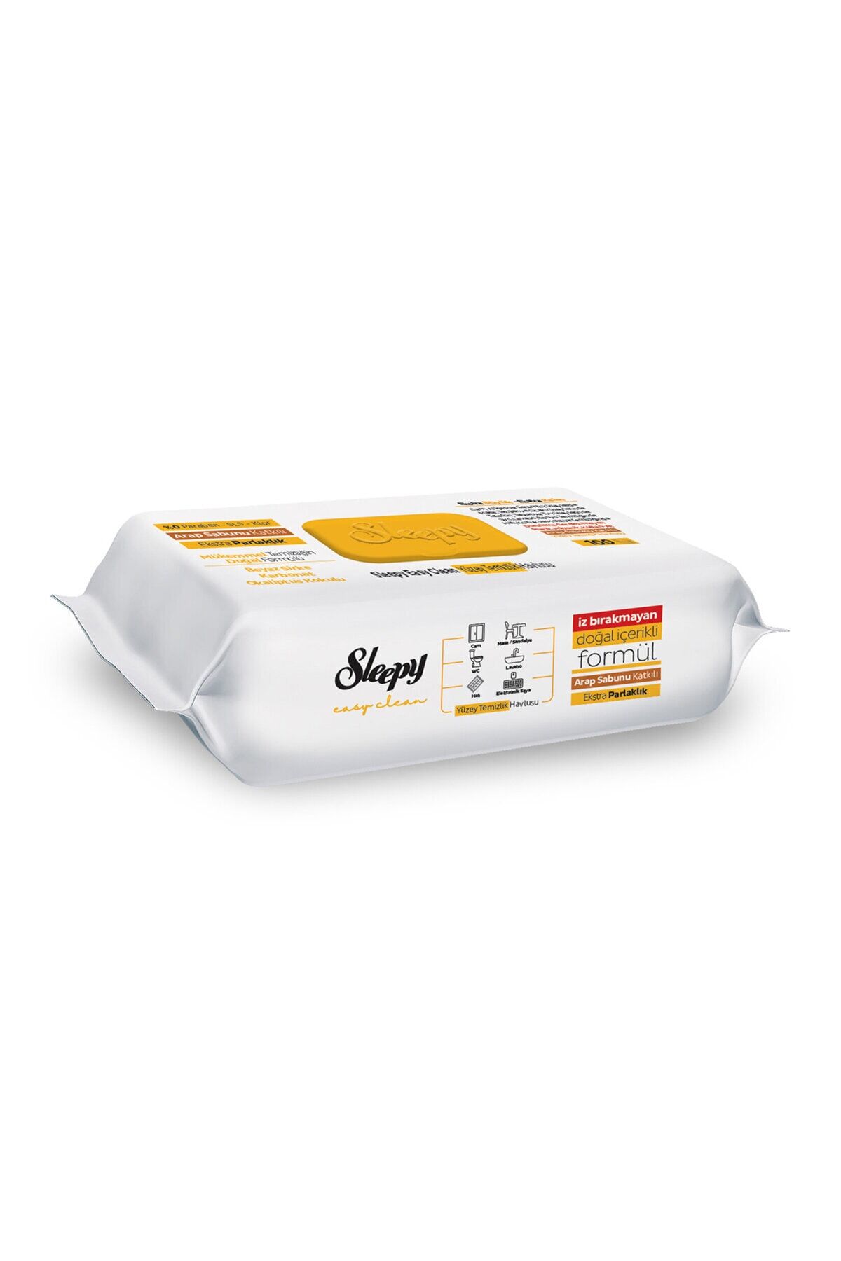 Sleepy Easy Clean Arap Sabunu Katkılı Yüzey Temizlik Havlusu 100' lü