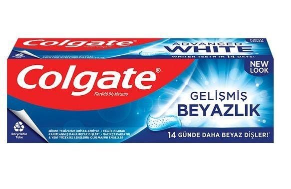 Colgate Diş Macunu Gelişmiş Beyazlık 50 ml