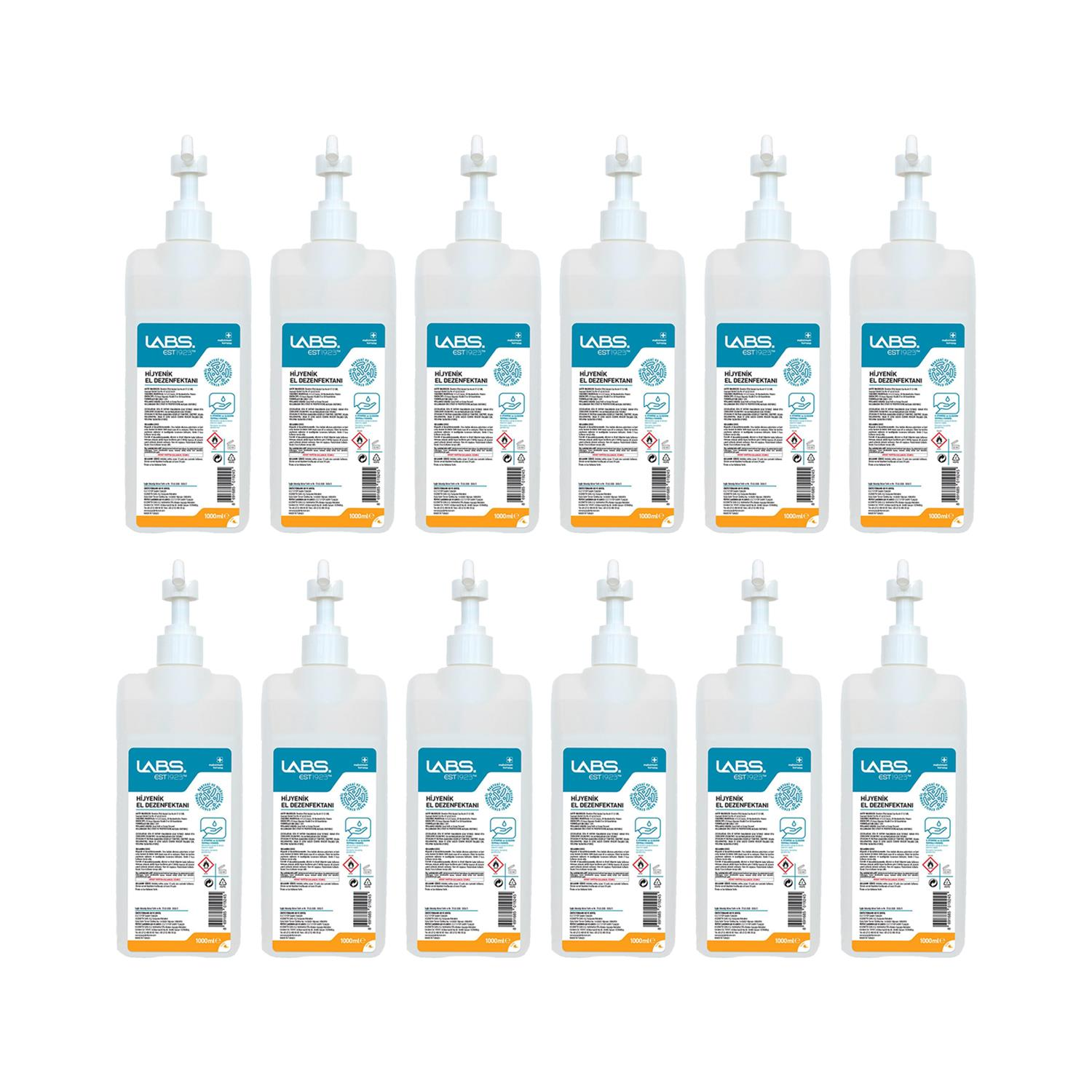Eyüp Sabri Tuncer Labs Dezenfektan Sprey Başlık 1 Lt x 12 Adet