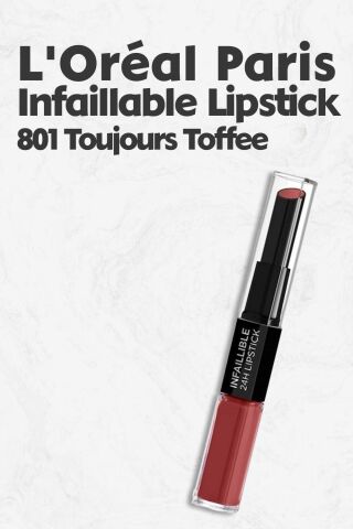 Loreal Paris Infaillable Lipstick 801 Toujours Toffee