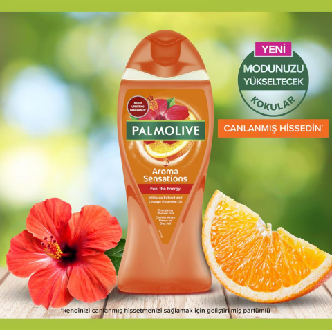 Palmolive Duş Jeli Aroma Sensations Serisi 3'lü 500 ml ve Rosie Hediye