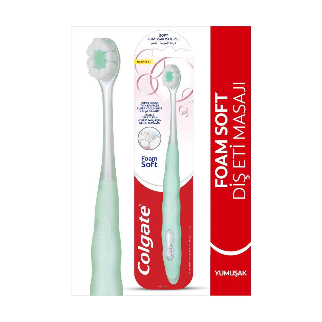 Colgate FoamSoft Diş Eti Masajı Yumuşak Diş Fırçası