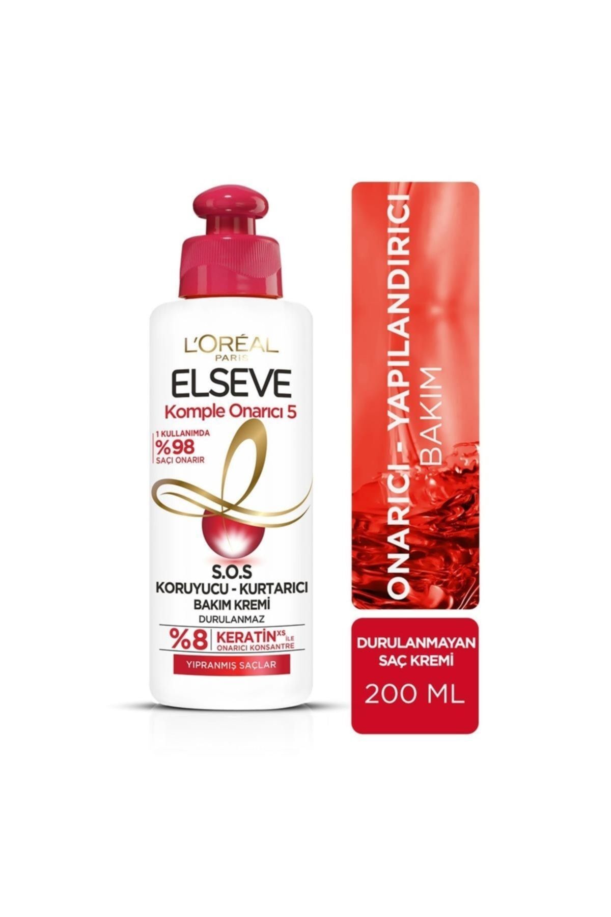 Elseve Marka: Komple Onarıcı 5 S.o.s. Koruyucu Kurtarıcı Saç Bakım Kremi 200 Ml Kategori: Saç Kremi
