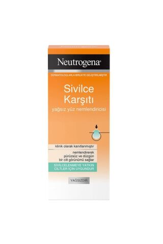 Neutrogena Sivilce Karşıtı Yağsız Yüz Nemlendiricisi 50 ml