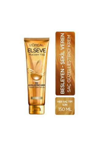 Elseve Loreal Paris Mucizevi Yağ Saç Güzelleştirici Krem 150 Ml (her Saç Tipi)