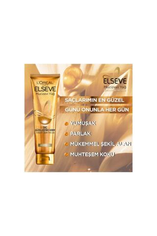 Elseve Loreal Paris Mucizevi Yağ Saç Güzelleştirici Krem 150 Ml (her Saç Tipi)