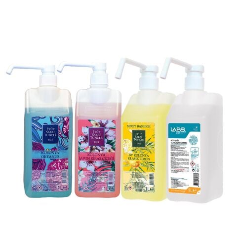 Eyüp Sabri Tuncer Japon Kiraz Çiçeği, Okyanus, Klasik Limon, Dezenfektan 1 lt