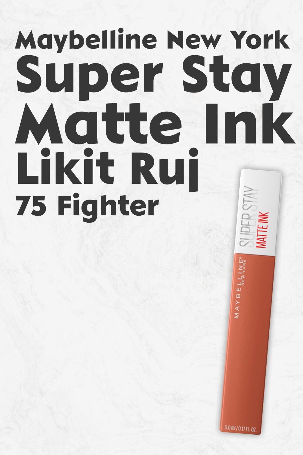Maybelline New York Super Stay Matte Ink Likit Mat Ruj 75 Fighter