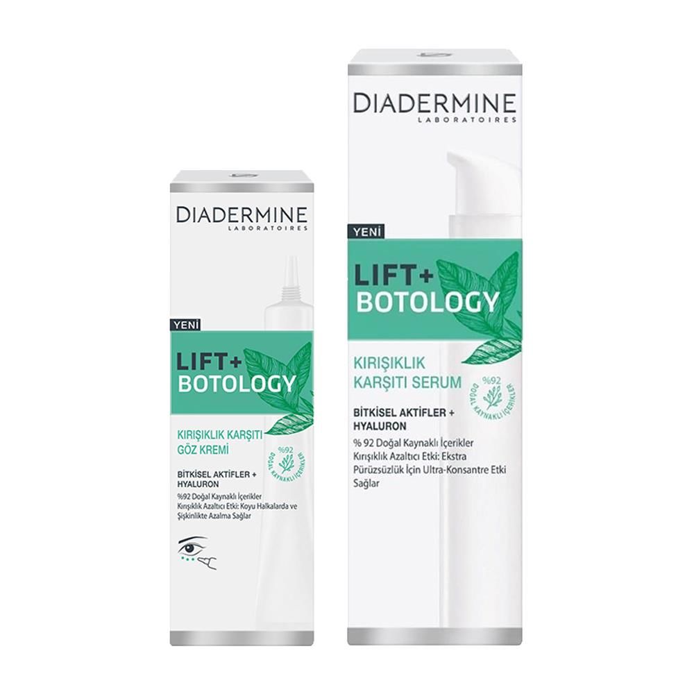 Diadermine Lift+ Botology Kırışıklık Karşıtı Göz Kremi 15 ml + Lift+ Botology Serum 40 ml